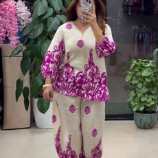 Women Stylish Pink Printed Co-ord Set