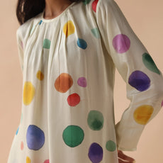 White Satin Silk Co-ord set