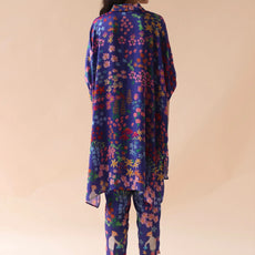 Purple delightful fusion of comfort and stylish Kaftan