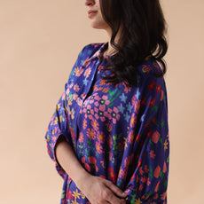 Purple delightful fusion of comfort and stylish Kaftan