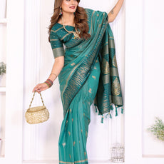 Premium Pink South Soft Silk Saree with Rich Zari Weaving Border & Heavy Pallu