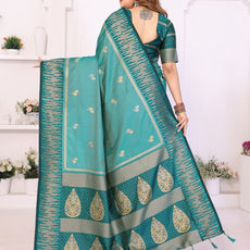 Premium Pink South Soft Silk Saree with Rich Zari Weaving Border & Heavy Pallu