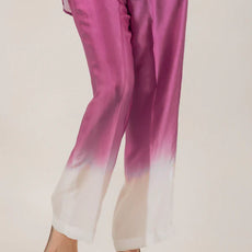 Pink Muslin cotton tie and die co ord set