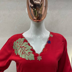 Heavy Fiyona Silk Designer Embroidery Co Ord Set